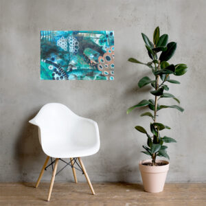 #mydailydose Abstraktse kunsti poster Curiosity 1/2 (suurused tollides)