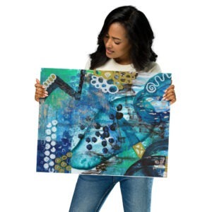 #mydailydose Abstraktse kunsti poster Curiosity 2/2 (suurused tollides)