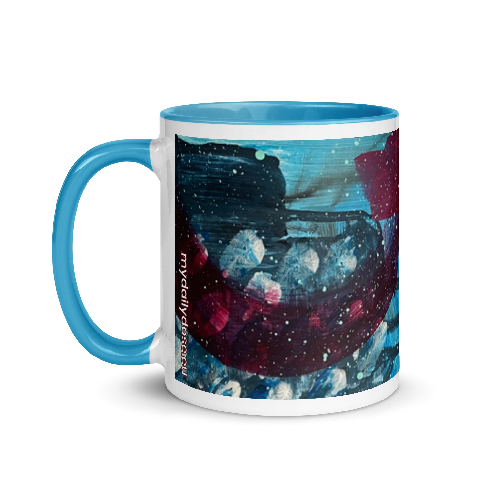 #mydailydose MUG with Blue Character Focussing 3 - Image 3