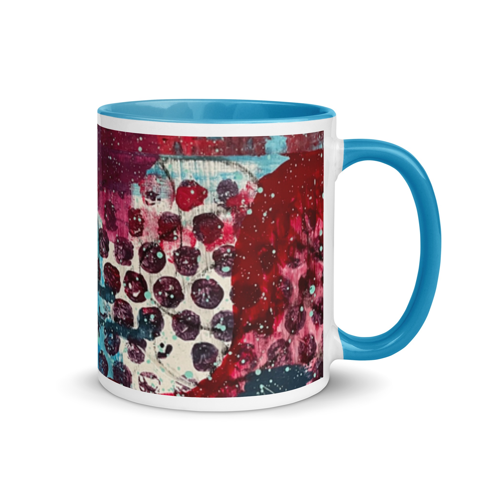 #mydailydose MUG with Blue Character Focussing 3