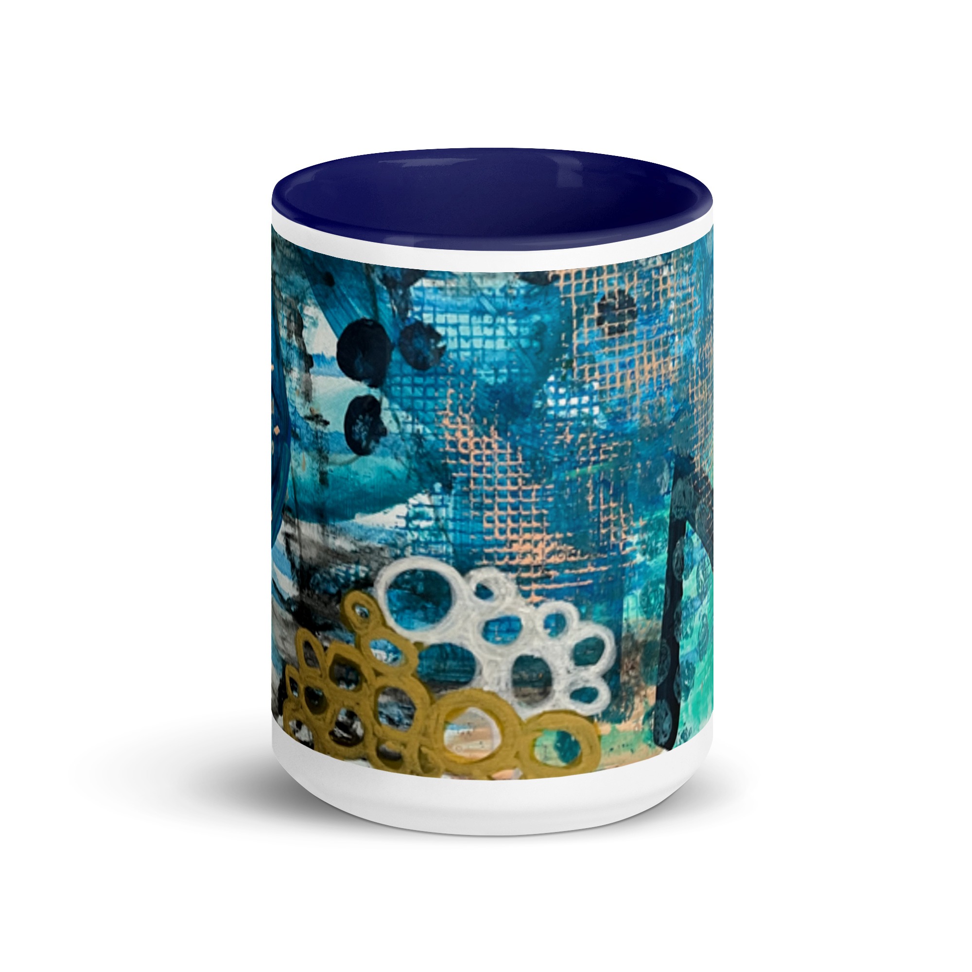 #mydailydose MUG with Dark Blue Character Curiosity 2 - Image 5