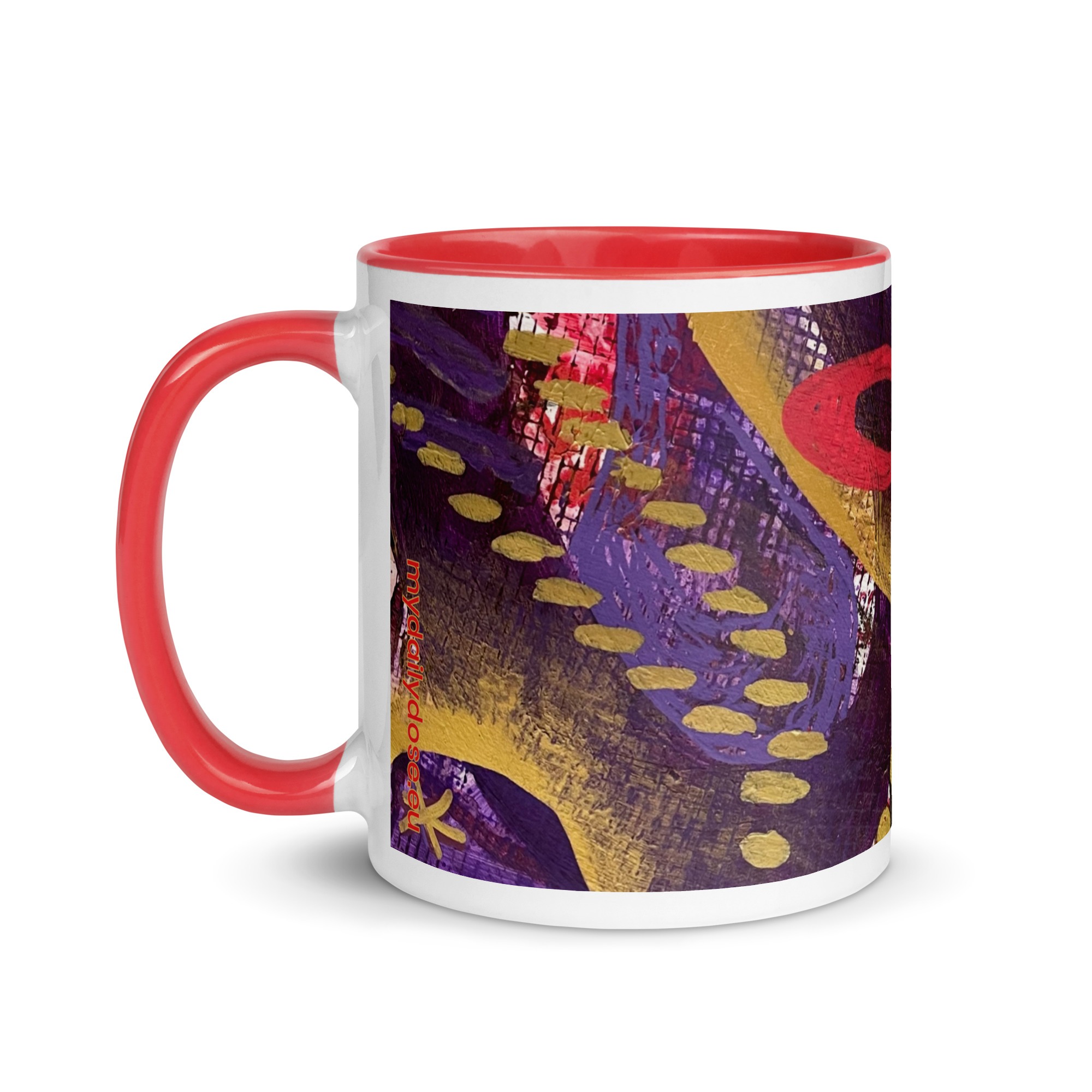 #mydailydose MUG with Red Character Veiled 3 - Image 4