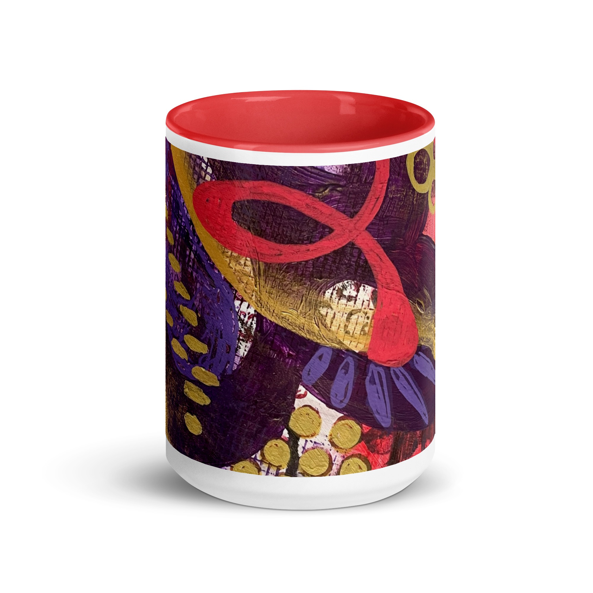 #mydailydose MUG with Red Character Veiled 3 - Image 5