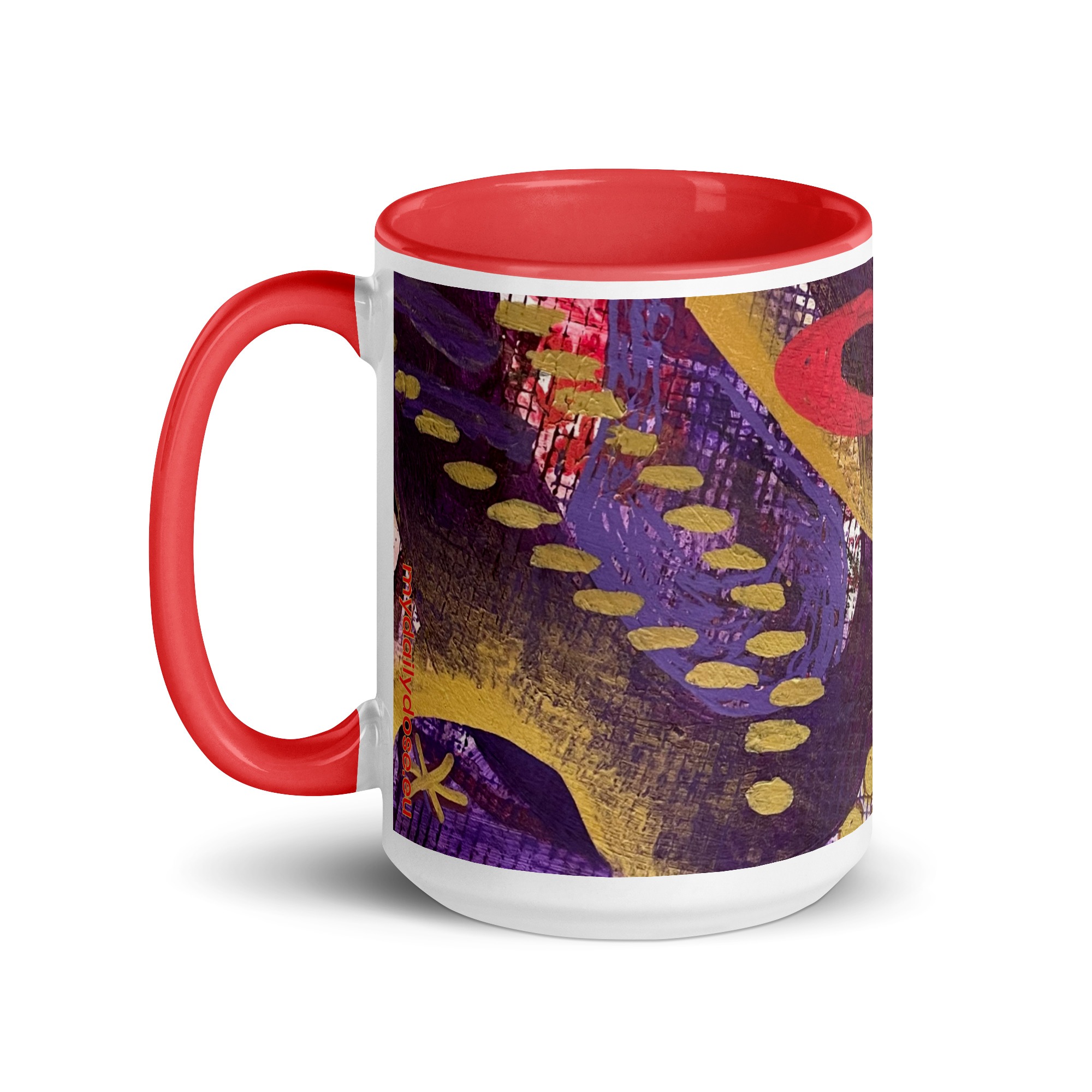 #mydailydose MUG with Red Character Veiled 3 - Image 6