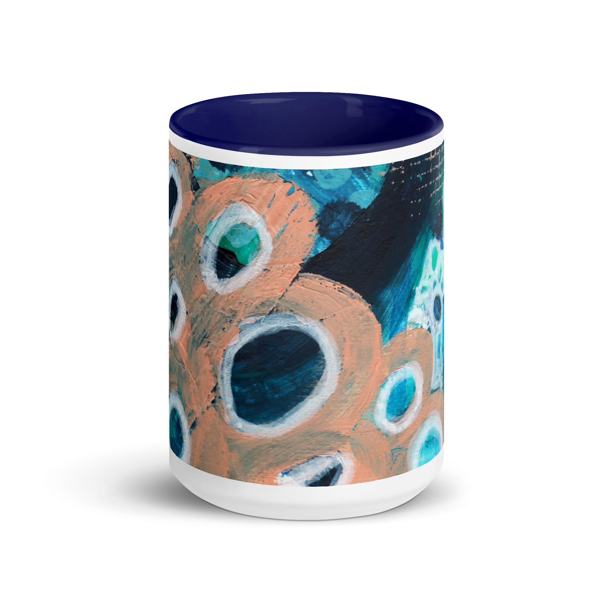 MUG with Dark Blue Character Curiosity1 - Image 3