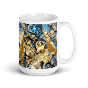 big mug golden blue